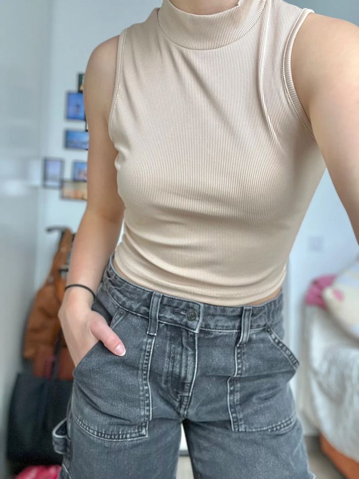 Débardeur beige