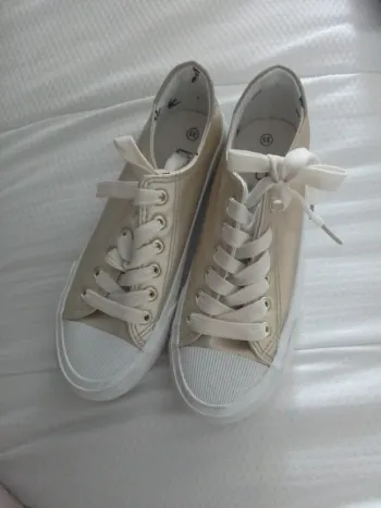 Chaussure doré
