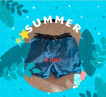 Short /short de bain 4 ans