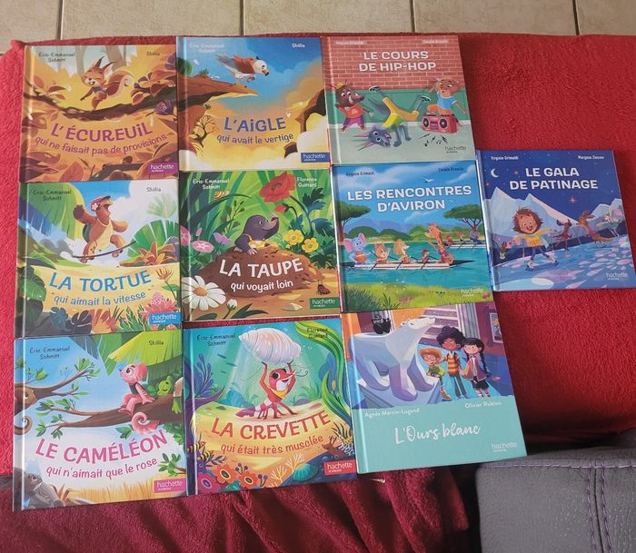 Lot 10 livres hachette