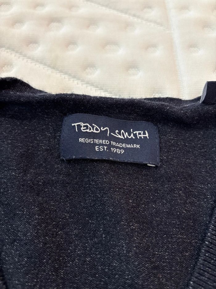 Pull pour homme col V Teddy smith taille xl - photo numéro 3