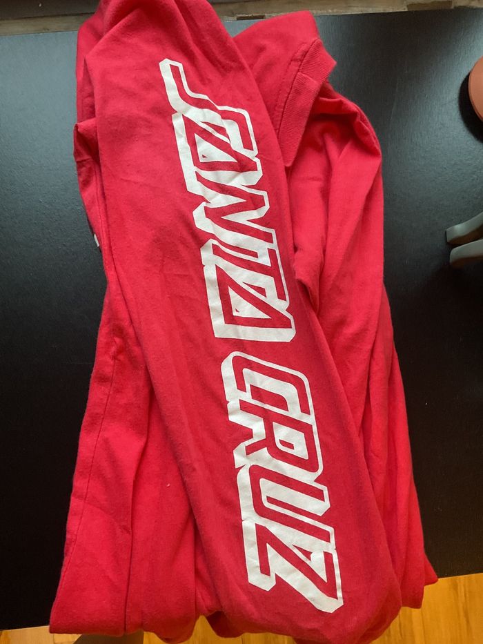 Tee-shirt manches longues rose Santa Cruz - photo numéro 7