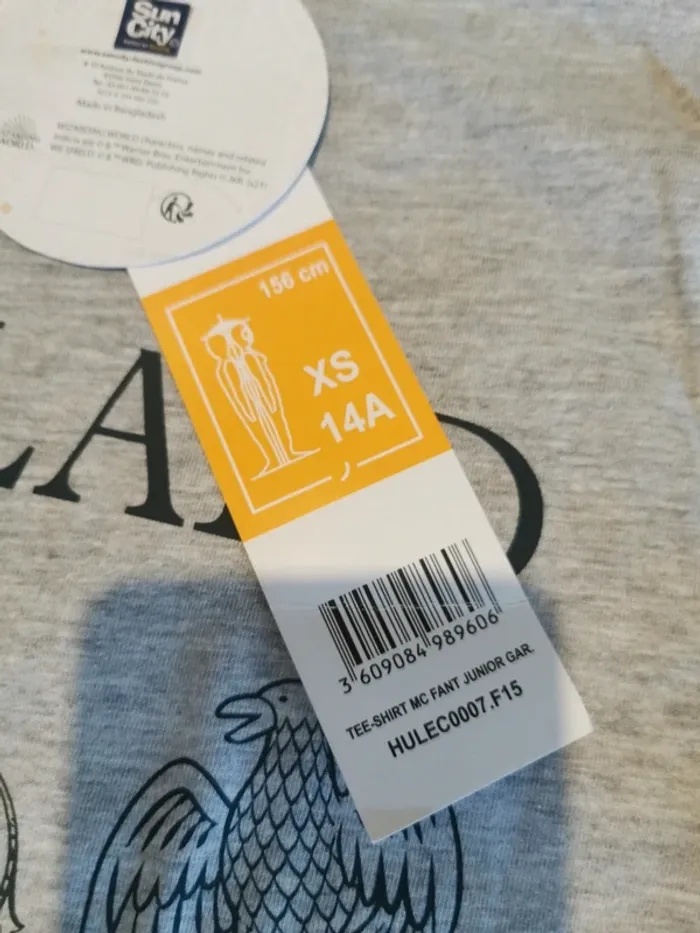 T shirt harry potter taille 14 ans neuf - photo numéro 2