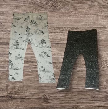 Legging réversible ikks 9 mois fille