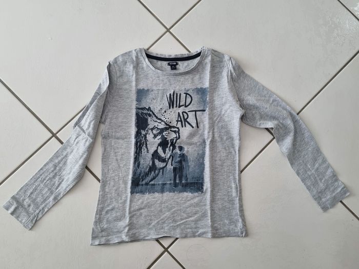 Tee-shirt manches longues 10 ans kiabi