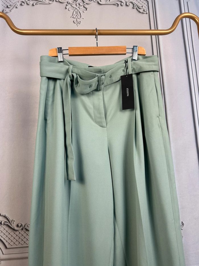 Pantalon large Joseph 44 vert d’eau neuf - photo numéro 2