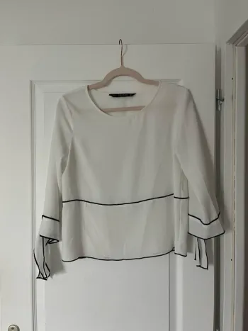 Blouse manche 3/4 blanche
