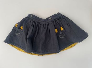 Jupe réversible fille