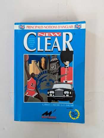 Livre New CLEAR – Principales notions d’anglais