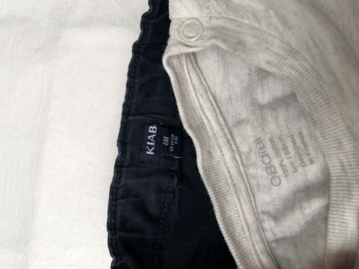Ensemble t-shirt Obaïbi + pantalon Kiabi 6 mois - photo numéro 2