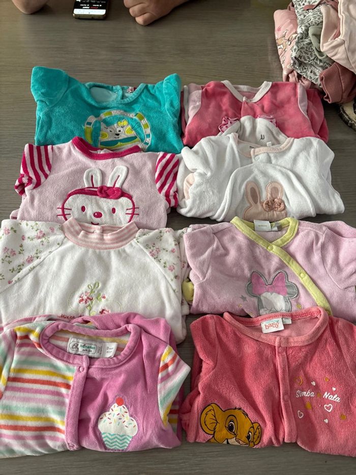 Lot pyjamas fille 3 mois