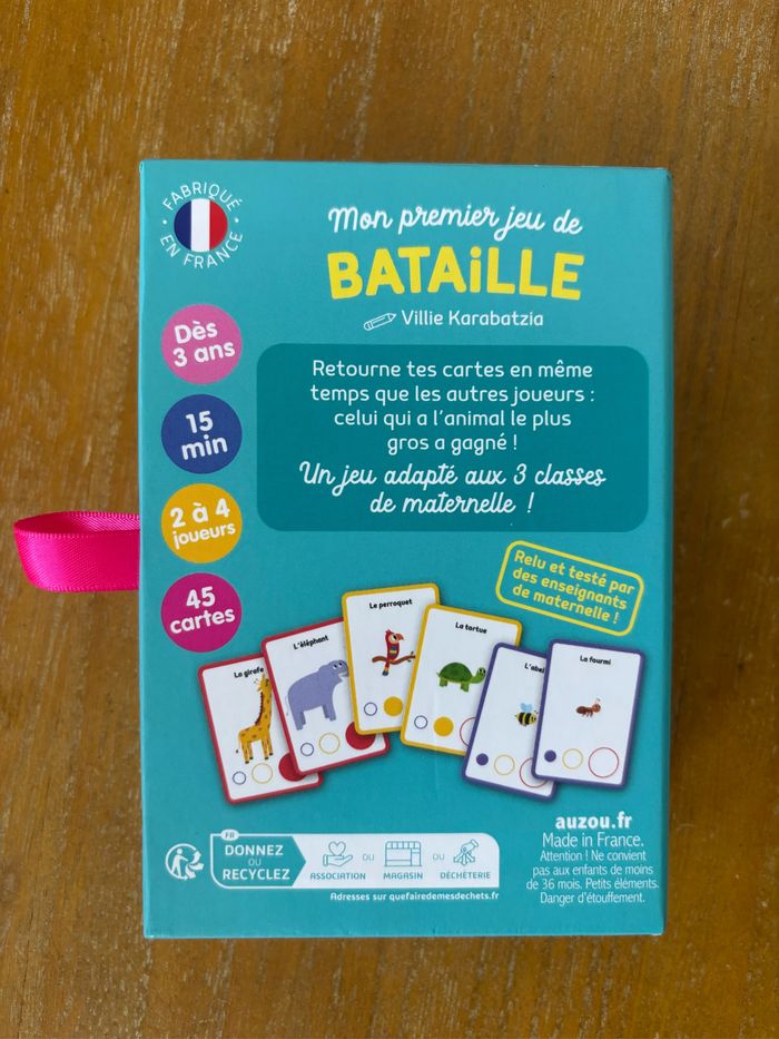Jeu bataille Auzou Neuf - photo numéro 2