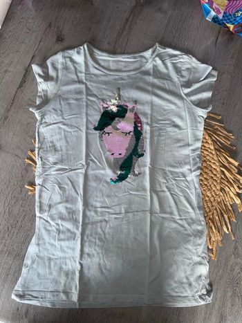 T shirt été in extenso 14 ans à sequins