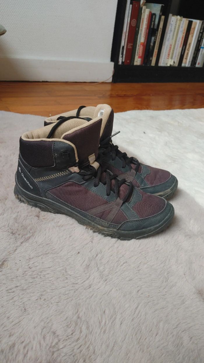 Chaussures de randonnée montante en toile - photo numéro 4