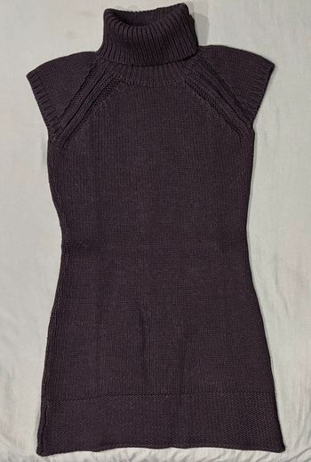 Robe pull maille noire taille M