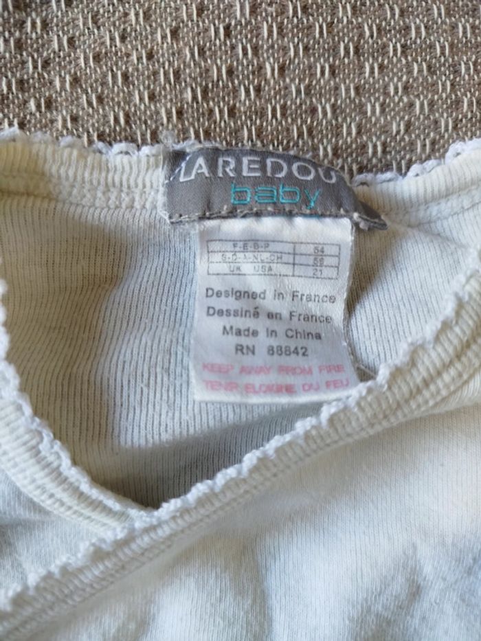 Lot 5 bodys 1 mois - photo numéro 3