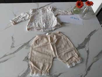 Ensemble été bébé fille 12 mois