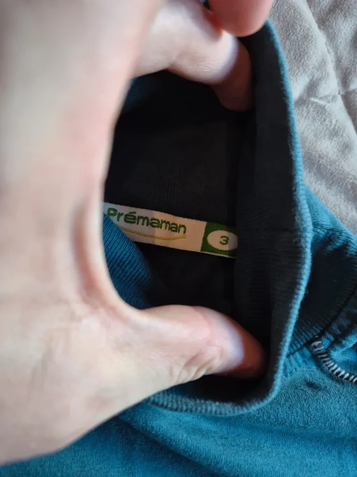 Sous pull  col roulé vert foncé - photo numéro 2