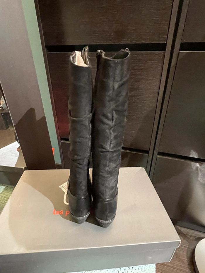 Bottes talons compensés les petites bombes «  LPB » neuves T36 - photo numéro 3