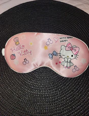 Masque de nuit Hello Kitty