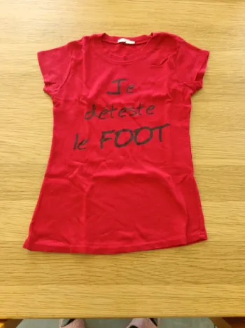 Maillot je déteste le foot