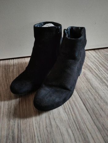 Bottines noir paillettes 37