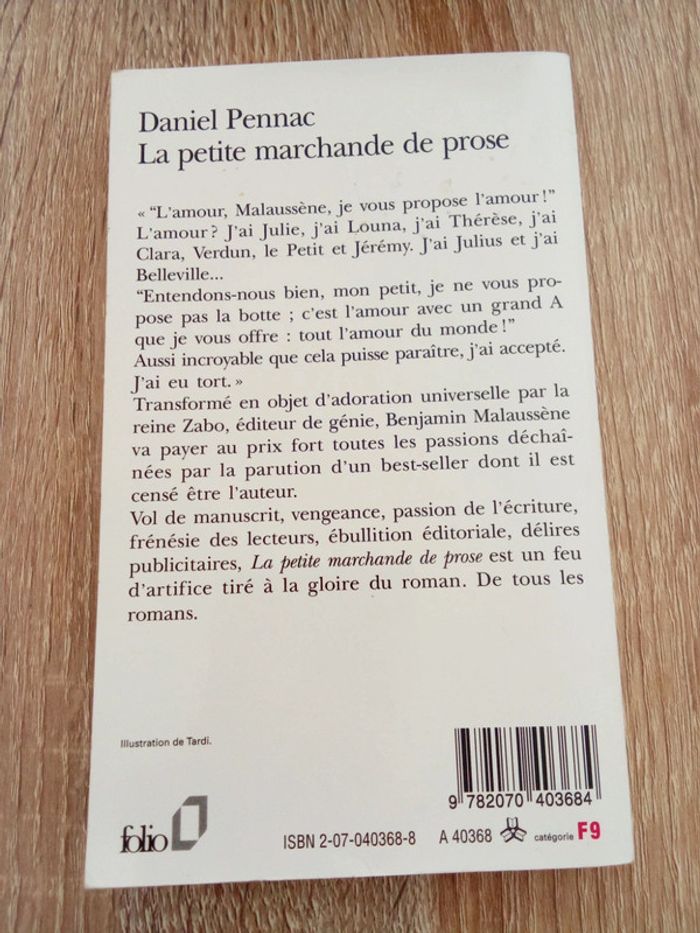 Daniel Pennac 🪅 La petite marchande de prose - photo numéro 2
