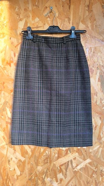 Jupe en laine prince de galle - taille M/38