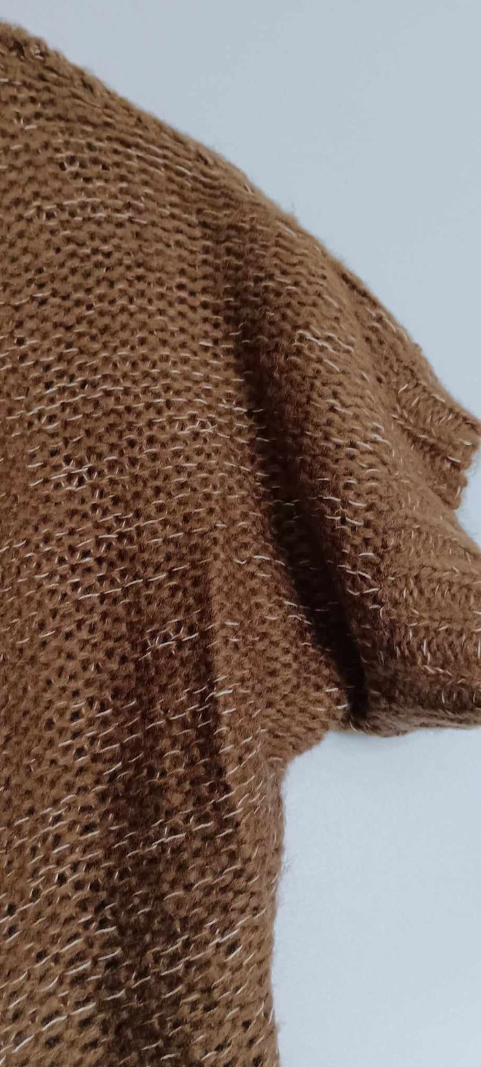 Pull marron manches courtes MIM Taille XL - photo numéro 4