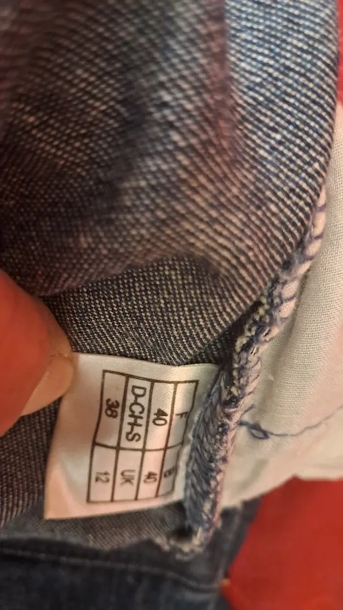Ensemble pantacourt jean 40/42 Daxon - photo numéro 10