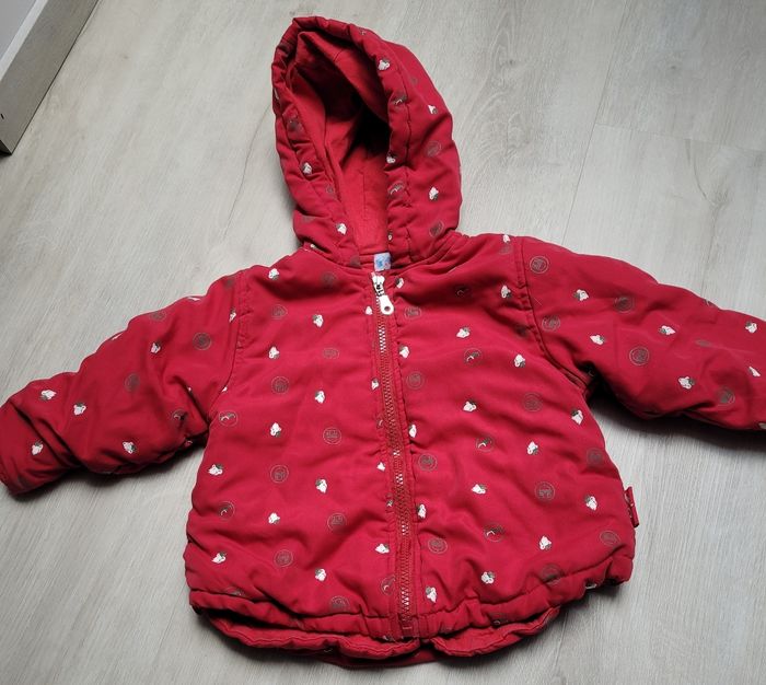 Manteau veste doudoune capuche 23 mois