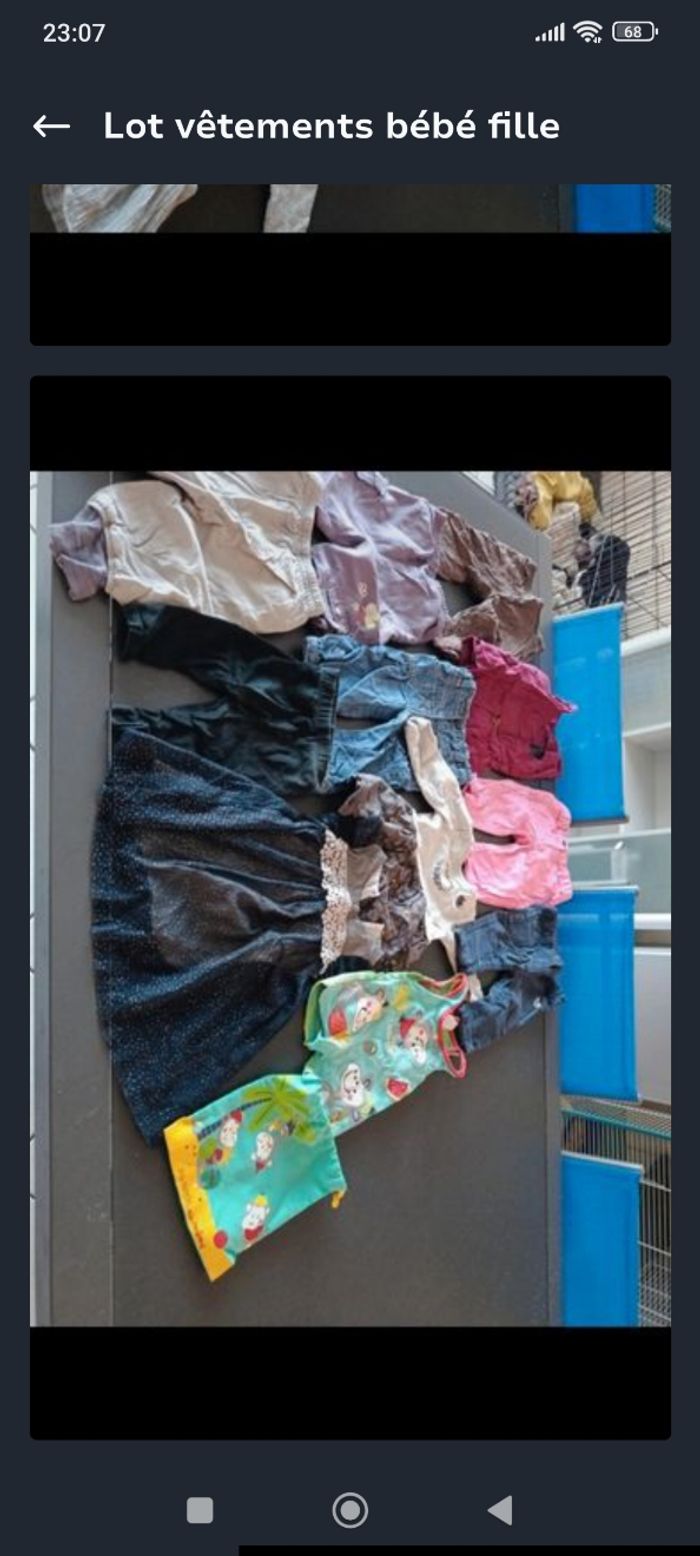 Lot vêtements bébé fille - photo numéro 3