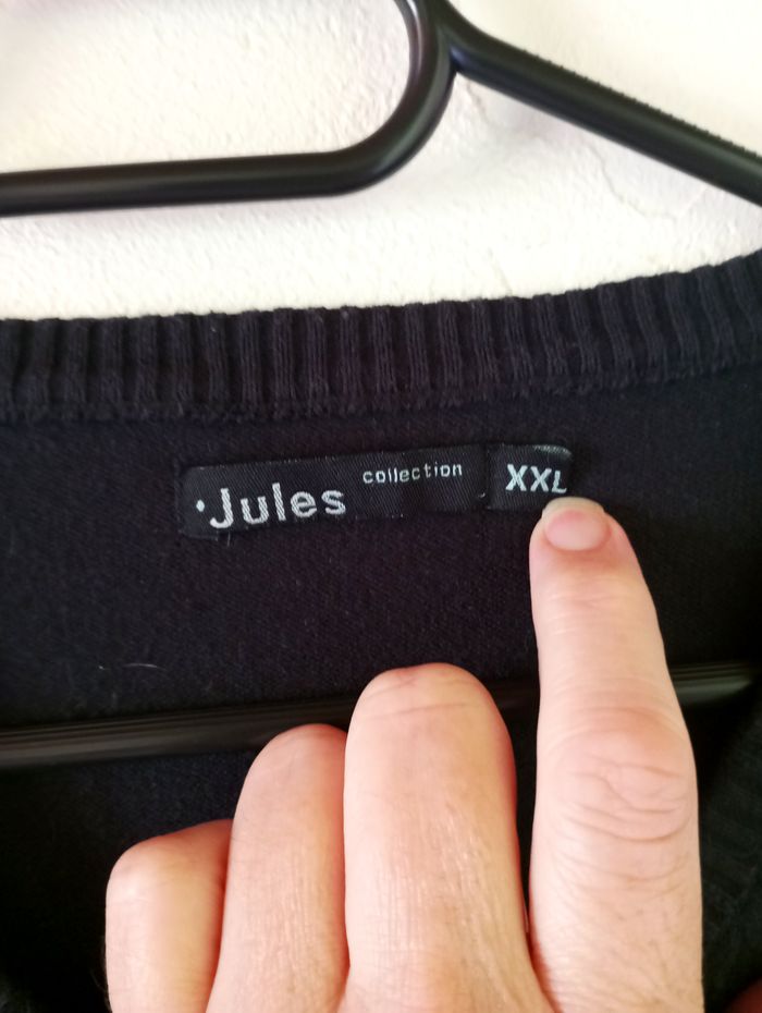 Pull col V, Jules, taille XXL - photo numéro 2