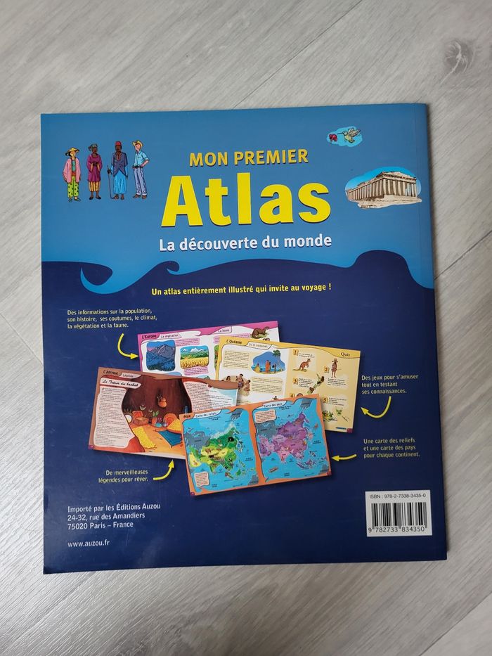 Livre Mon premier atlas - photo numéro 2