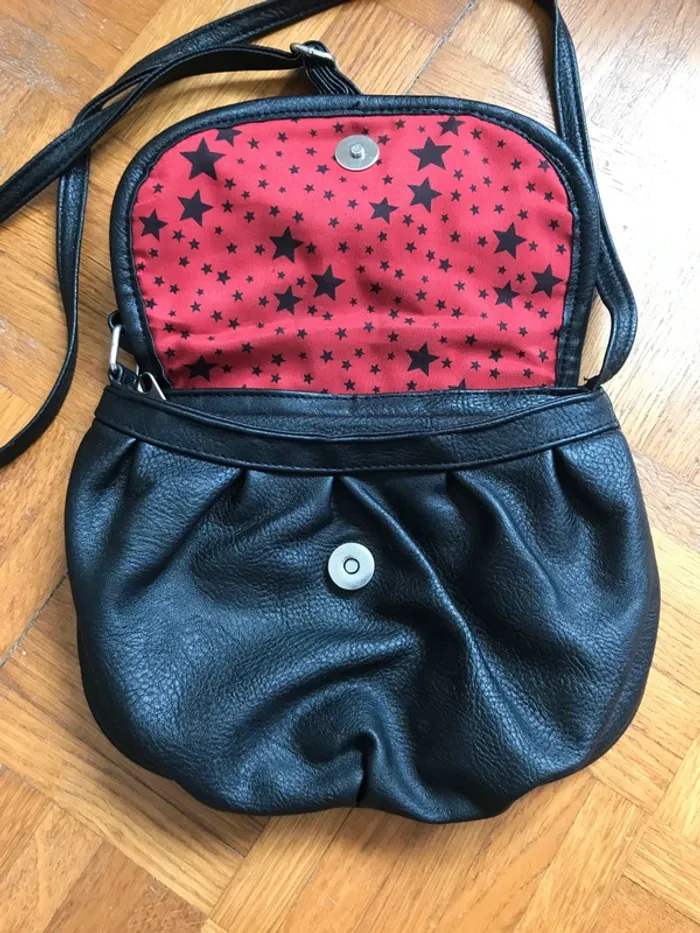 Petit sac noir avec noeud - photo numéro 2