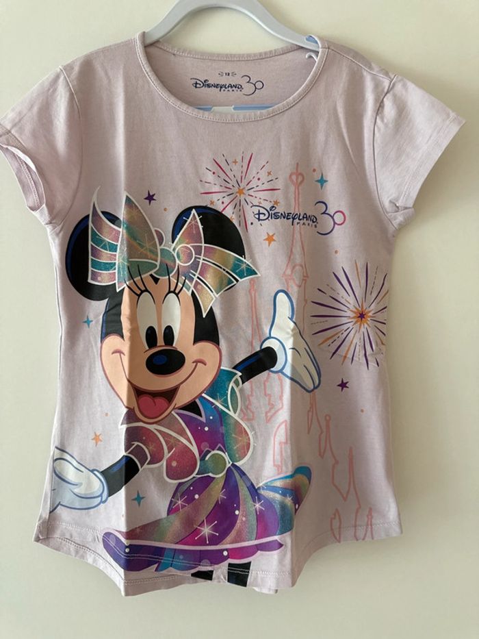 🎆 T-shirt Disney Minnie – Disneyland Paris 30 ans – Taille 12 ans