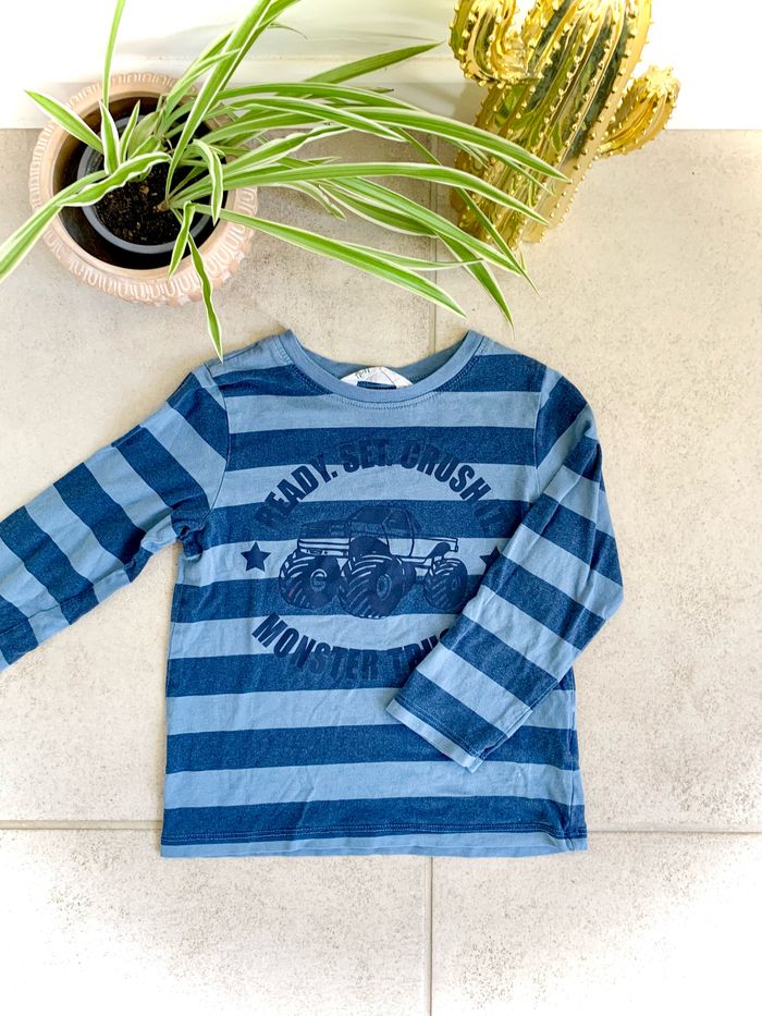 Lot de 2 t-shirt manches longues 4 ans - photo numéro 3