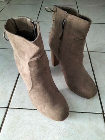 Bottine à talon marque justfab taille 40