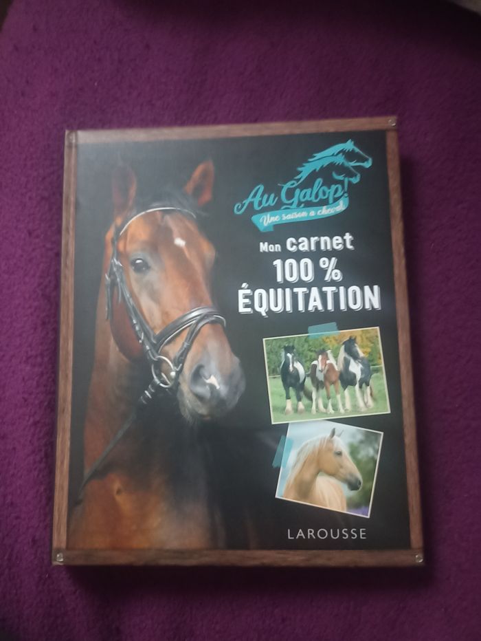 Livre - Mon carnet 100% équitation