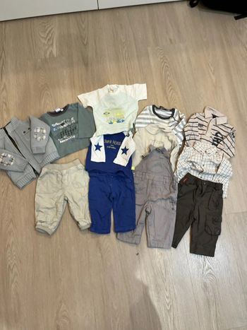 Lot 12 articles printemps été bébé 6 mois
