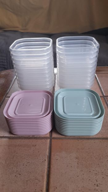 Lot de 20 boîtes de conservation