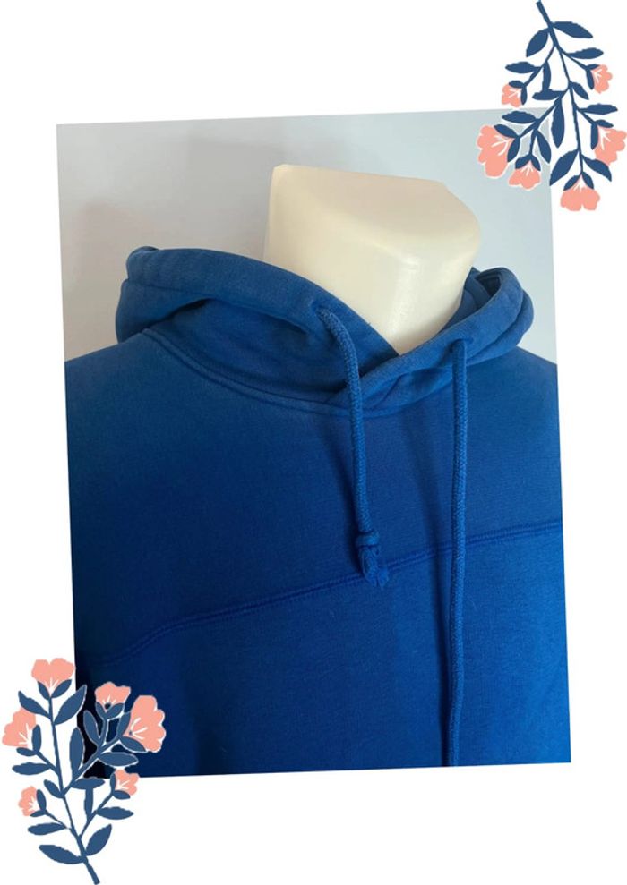 Sweat à capuche bleu Adidas – Taille M - photo numéro 6