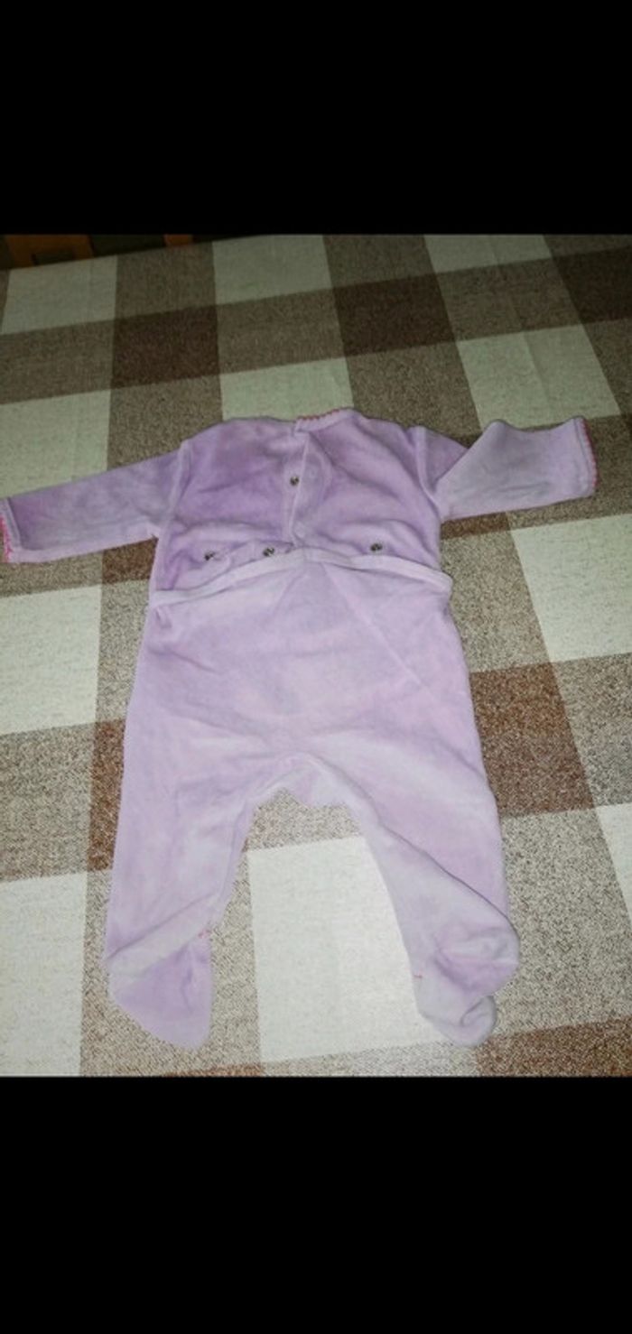 Pijama parme arbre épais kitchoun 3 mois - photo numéro 3