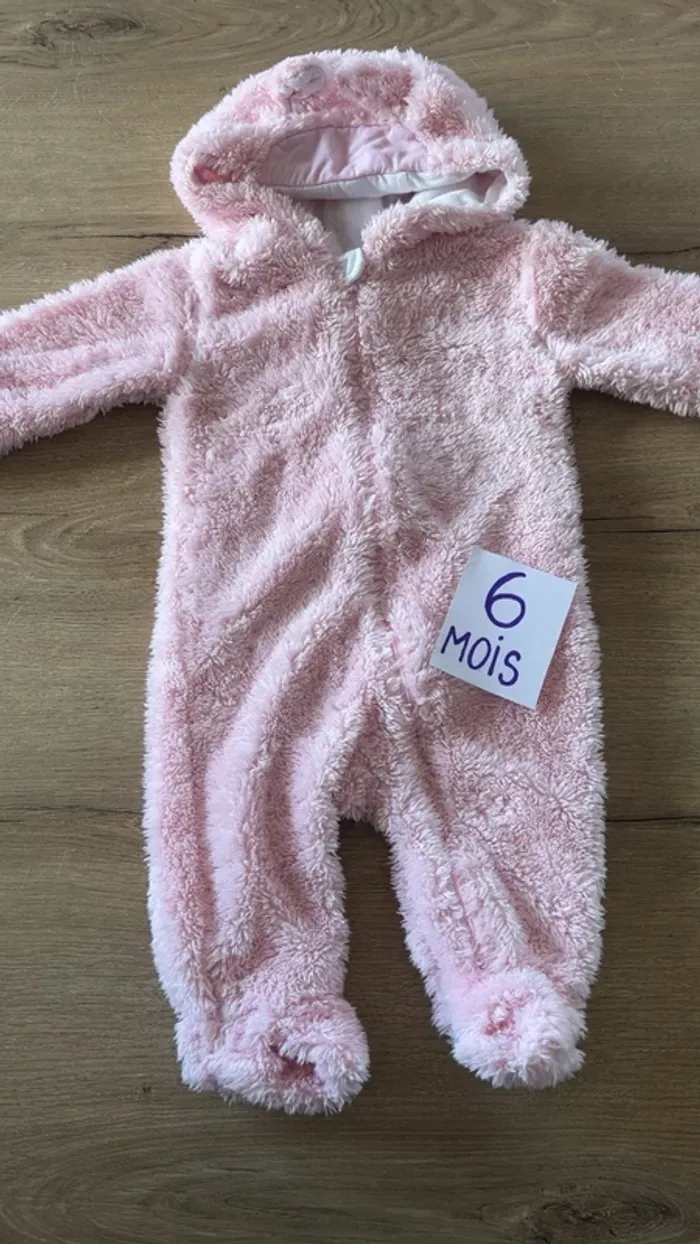 Combinaison polaire fille 6 mois