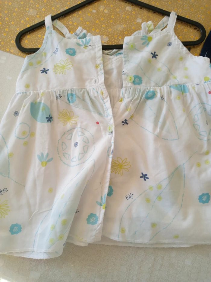 Ensemble été robe caleçon bébé fille - photo numéro 4
