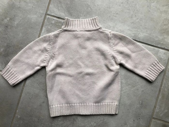 Pull gilet zippé Petit Kimbaloo bébé garçon taille 6 mois - photo numéro 6