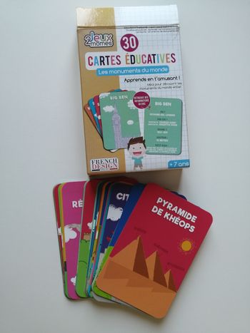 jeu de cartes les monuments du monde