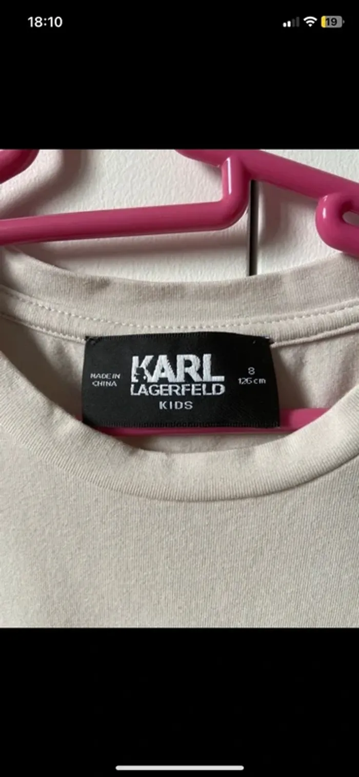 T-shirt Karl Lagerfeld. - photo numéro 2