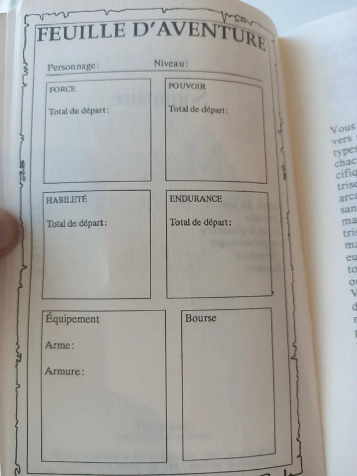 Livre dont vous êtes le héros n°620 épée de légende 1 les treize mages - photo numéro 9