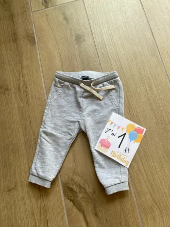 Pantalon jogging 12 mois gris kiabi